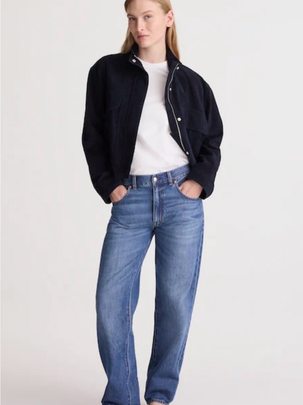 The Dean Easy Straight Jean in Airy Denim